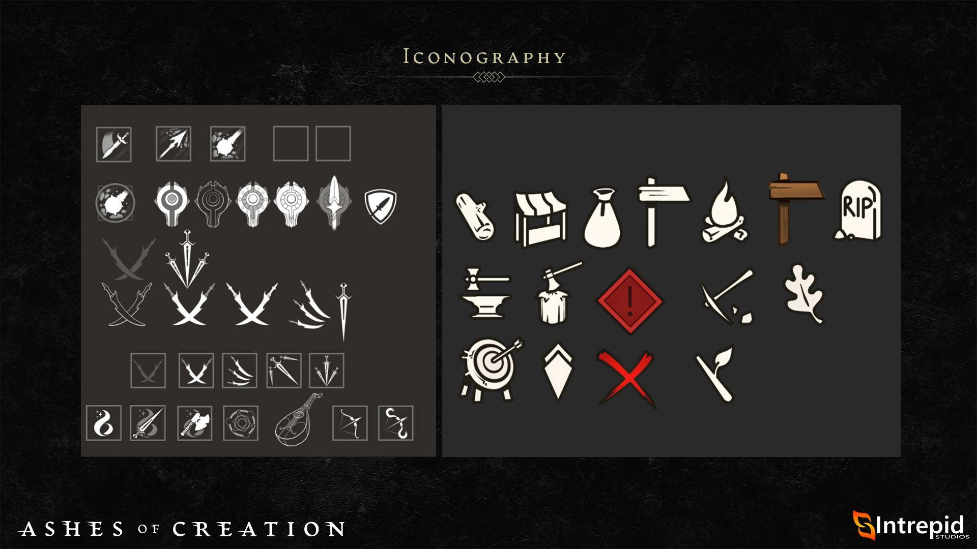 Different design fidelity of icons