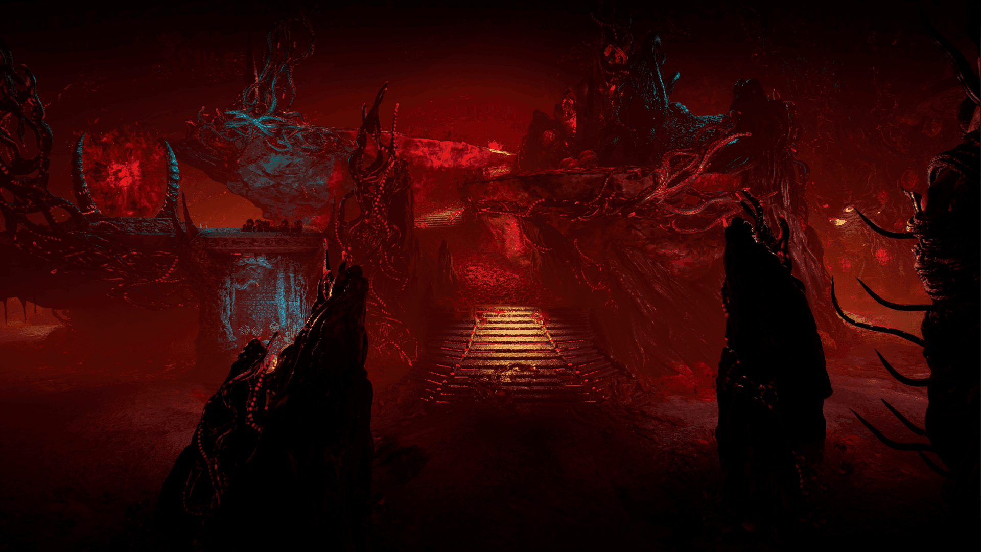 The inside of a Harbinger Portal.