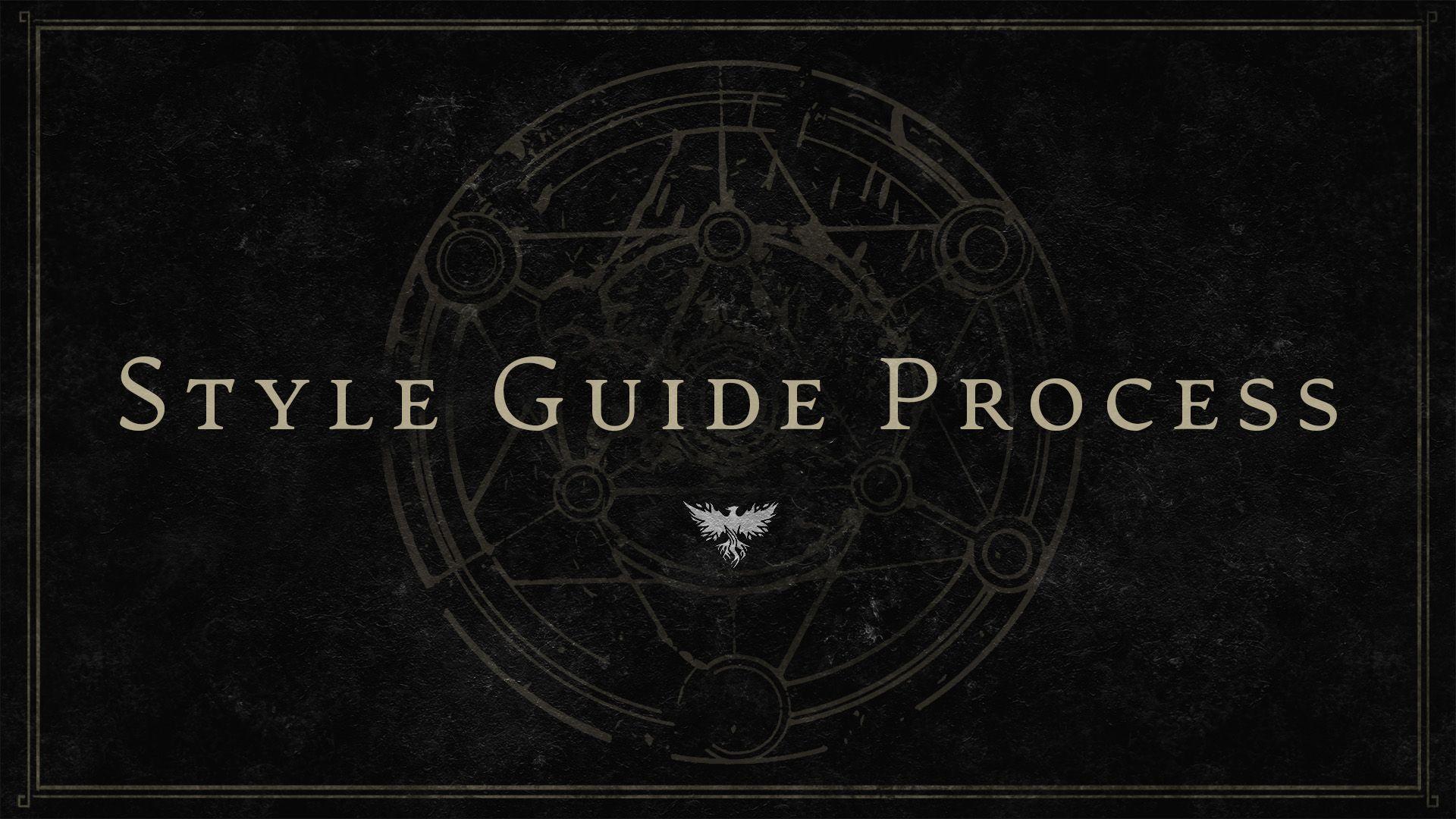 Black textured background with a golden stamp in the center