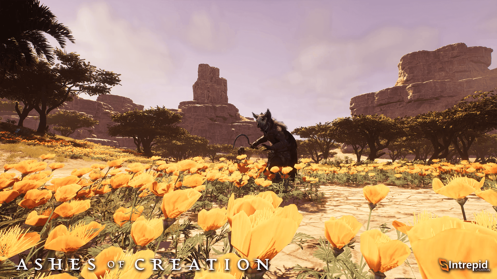 A player character gathering.
