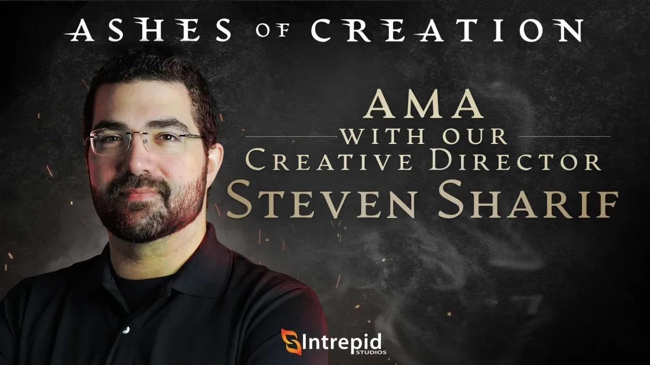 A mid body shot of Steven Sharif wearing a black collared shirt looking at the camera. He is places at the bottom left of the image and shits on top of a smoky grey, black background