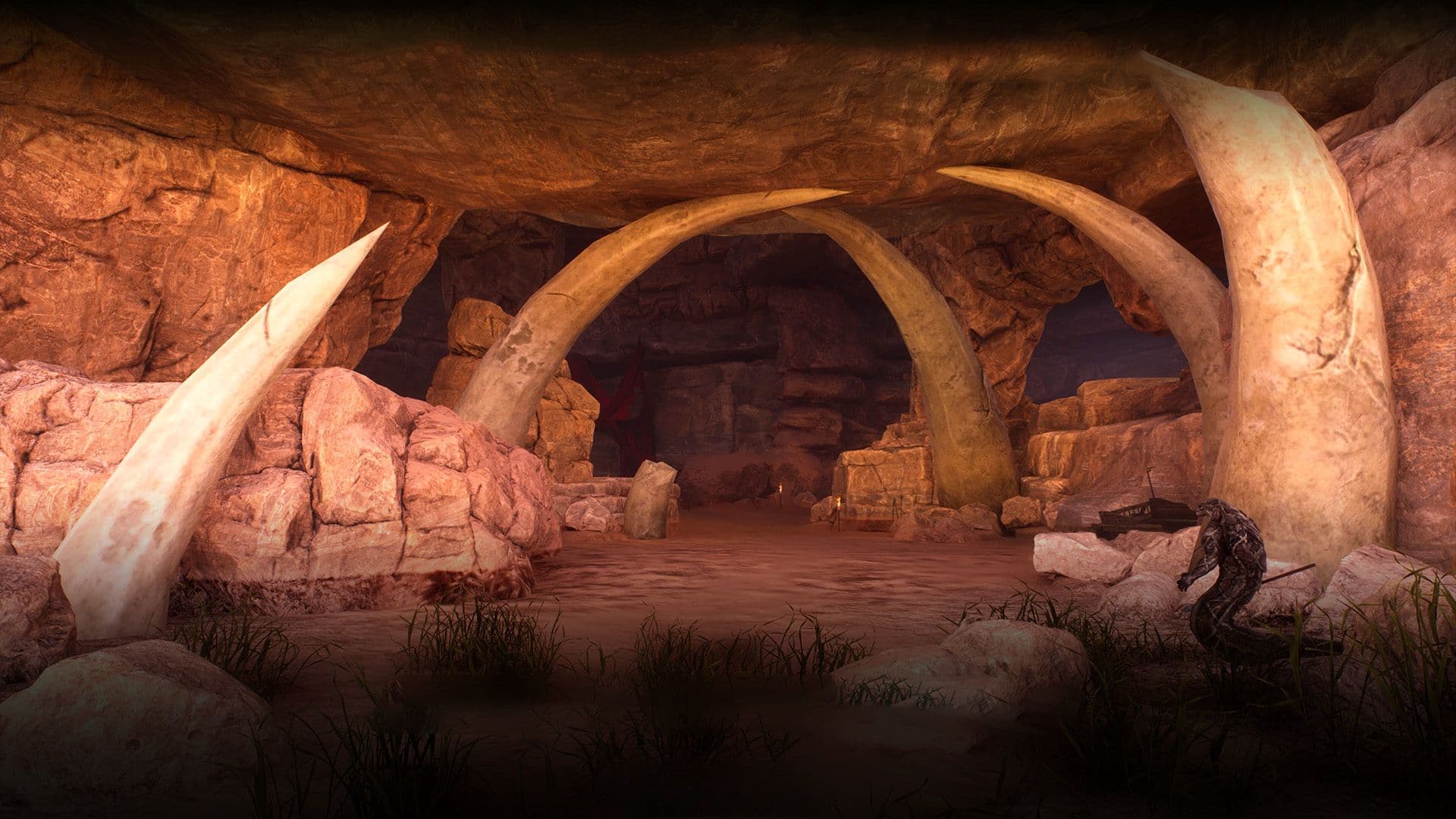 An image of a pocket dungeon found in the Sandsquall Desert