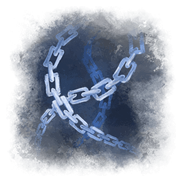 3 tank's chains glowing and dangling